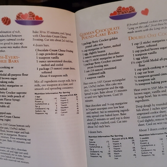 1993 Betty Crocker Cookbook #85 Baking With Love Recipe Booklet Dessert Vintage - Picture 7 of 10